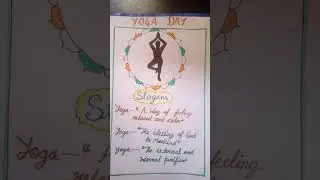 Slogans on Yoga Day#ytshorts #trending