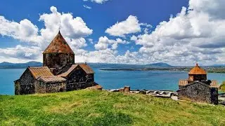 Монастырь Севанаванк. Озеро Севан Армения. Sevanavank Monastery. Lake Sevan Armenia 2025 4K ULTRA HD