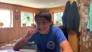 Eating whale!! And some other native Alaskan food!!