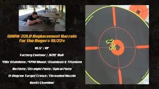 SHAW Replacement barrels for the Ruger&reg; 10/22&reg;