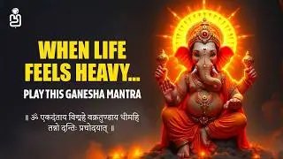 Let Ganesha Hold Your Hand Through Hard Times 🤍✨ | Mantra for Peace, Success & Growth