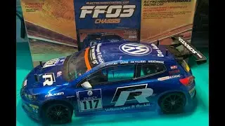 Tamiya FF03 (2010) Rebuild timelapse - 1/10 FWD Electric Touring Car VW Scirocco R