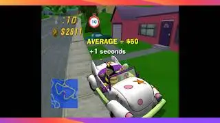 🚑 The Simpsons ROAD RAGE 🎮 (Krusty Car Downtown Run) #gamecube #2001