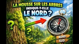 La mousse sur les arbres indique le Nord ?