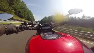 1er tour 2018 sur nurburgring en diavel