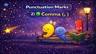 Punctuation Marks  | Comma  ( , )
