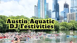 Austin Afternoon Beats and Splashes: DJs and Aquatic Fun at Lady Bird Lake