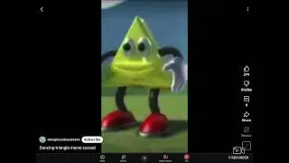 Dancing triangle meme