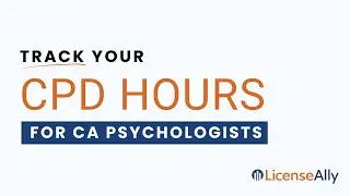 How to Track CE and CPD Hours with License Ally