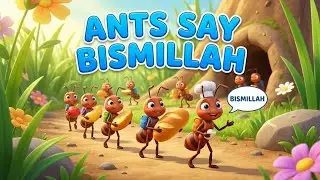 Ants Say Bismillah 🐜 | Islamic Poem for Kids | Learn to Say Bismillah