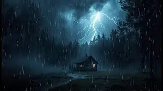 Goodbye Stress So You Can Sleep Immediately with Heavy Rain & Thunder Sounds at Night｜Relax Sleep.