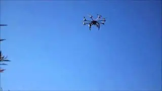 Droidworx Octocopter maiden flight