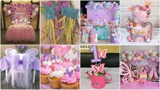 Butterfly theme birthday decoration ideas ||Kids Birthday decoration