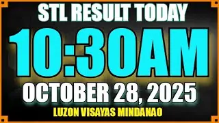 Stl Result Today [10:30am OCTOBER 28, 2025] | Lotto Result Today