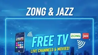 Zong & jazz Free tv #jazz #free #tv #zong4g #free #tv #today2025