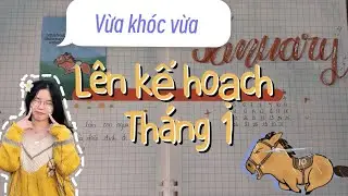 C&ugrave;ng m&igrave;nh l&ecirc;n kế hoạch cho th&aacute;ng 1( 2026) /Bullet journal January 🏇