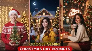 Trending Christmas Day Photo Editing Gemini Prompts | Merry Christmas Photo Editing Prompts