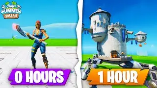 I gave 10 Fortnite players ONE HOUR to build me a CASTLE... ($2000 tournament)