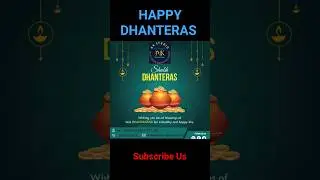 AK STUDIO AGENCY PVT LTD | HAPPY DHANTERAS| #dhanteras #diwali #dipawali #happydhanteras #short
