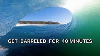 40 MINUTES OF ONLY BARRELS FROM 2025, 4K 120 AMBIENT SURFSHOP/ RESTAURANT/CAFE. 