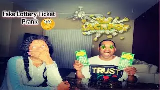Fake Lottery Ticket on BoyFriend!! | TheRealTDFamily