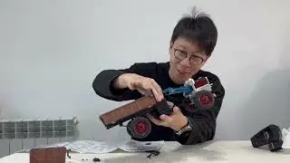 Распаковка трактора JJRC C8836 в масштабе 1/12 с подсветкой, дымом и звуком.
