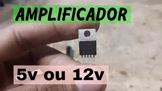 Amplificador com TDA2003 caseiro 5v a 12v