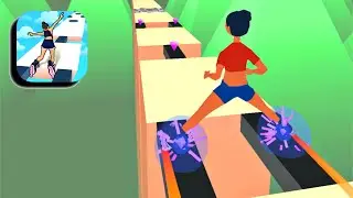 SKY ROLLER 🏃&zwj;♀️🤸&zwj;♀️ Gameplay Android, iOS | All Levels