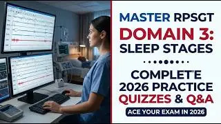 RPSGT DOMAIN 3 Sleep stages Practice Quizzes Q & A 2026 (Complete And Verified Study material)