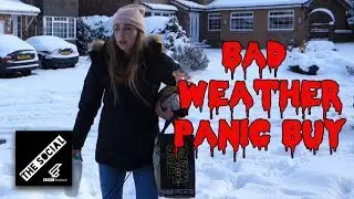PANIC BUYING WHEN IT'S SNOWING