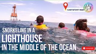 Snorkeling in an Abandoned Lighthouse in the Middle of the Ocean!