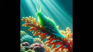 Cerita&faktaunik Elysia chlorotica #faktaunikhewan #animals #siputlaut  #tentanghewan #shorts
