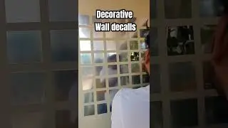 Acrylic wal decals #walldecor #decals #unboxingworld