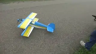 Первый полет биплана Bel-Air 40 производства Northeast Aerodynamics после падения хвостовой части...