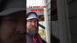 Lp smart side siding looking at other contractors work.