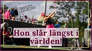 Sandra Carlborg, 6&times; v&auml;rldsm&auml;stare i Long Drive