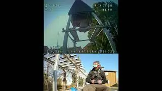 #fpv #tinywhoop #split S to #church #tower #dive #tree #crash