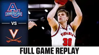American vs. Virginia Full Game Replay | 2025-26 ACC Men's Basketball