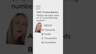 TEAS 7 Math Practice Question #futureRN #teas7