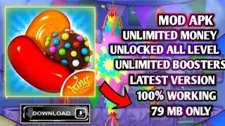 Candy Crush Suga Mod Apk || Unlimited Boosters All level Unlock