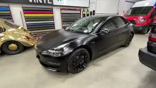 2022 Tesla Model 3 Fully protected in Xpel Stealth Paint Protection Film