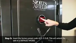 Sports Afield Programming Print Guard Lockface Tutorial