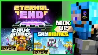 BIOME UPGRADES!? &brvbar; Eternal End x Cave Biomes x Sky Biomes &brvbar; Minecraft Mix Up &brvbar; Daz Man REACTS