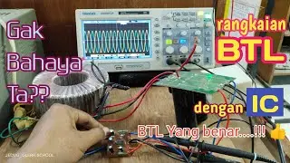 CARA AMAN MEMBUAT RANGKAIAN BTL POWER AMPLIFIER DENGAN IC 4558 DAN SKEMANYA || FILTER BTL YANG BENAR
