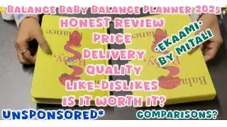 Honest & Unsponsored Review of the @ekaami.by.mitali  Multipurpose 2025 Planner|@MitaliThisSide