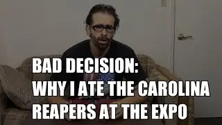 Bad Decision: Eating Carolina Reaper Peppers at the Expo (Periscope VLOG) | Naader Eats
