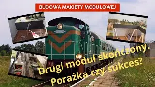 Makieta kolejowa H0. Prezentacja drugiego modułu.