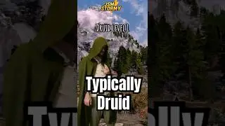 When the druid gets too into character 🌿 #druid #dnd #tabletop #ttrpg #dndmemes #shorts