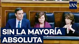 [DEBATE DE INVESTIDURA] Pedro Sánchez no logra la mayoría absoluta de la cámara