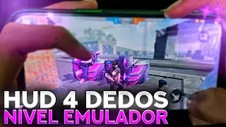 Melhor HUD de 4 Dedos para Free Fire em 2026 🔥Hud para Movimenta&ccedil;&atilde;o, subir capa, gelo agachando.